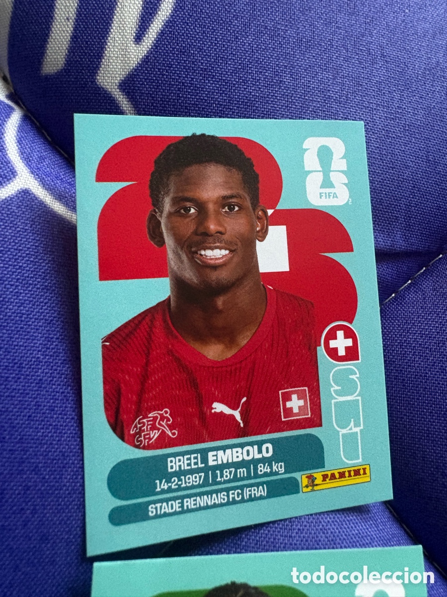 Cromos de f&uacute;tbol: SUI 17 SUI17 BREEL EMBOLO SUIZA ⚽ PANINI FIFA MUNDIAL WORLD CUP 26 2026 STICKER ⚽