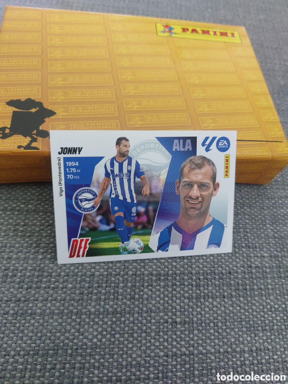 Cromos de f&uacute;tbol: 10BIS 10 BIS JONNY ALAVES COLOCA 2&ordm; EDICION PANINI LIGA ESTE 25 26 2025 2026