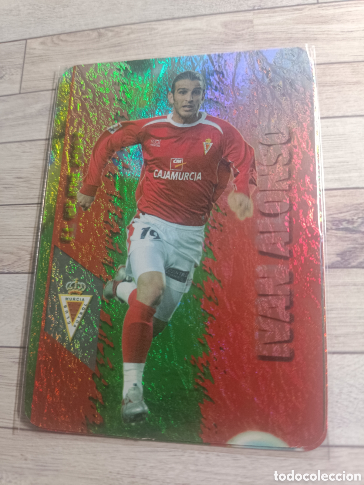 Cromos de f&uacute;tbol: 540 IVAN ALONSO REAL MURCIA MUNDICROMO LAS FICHAS DE LA LIGA MUNDICROMO 2007 2008 07 08