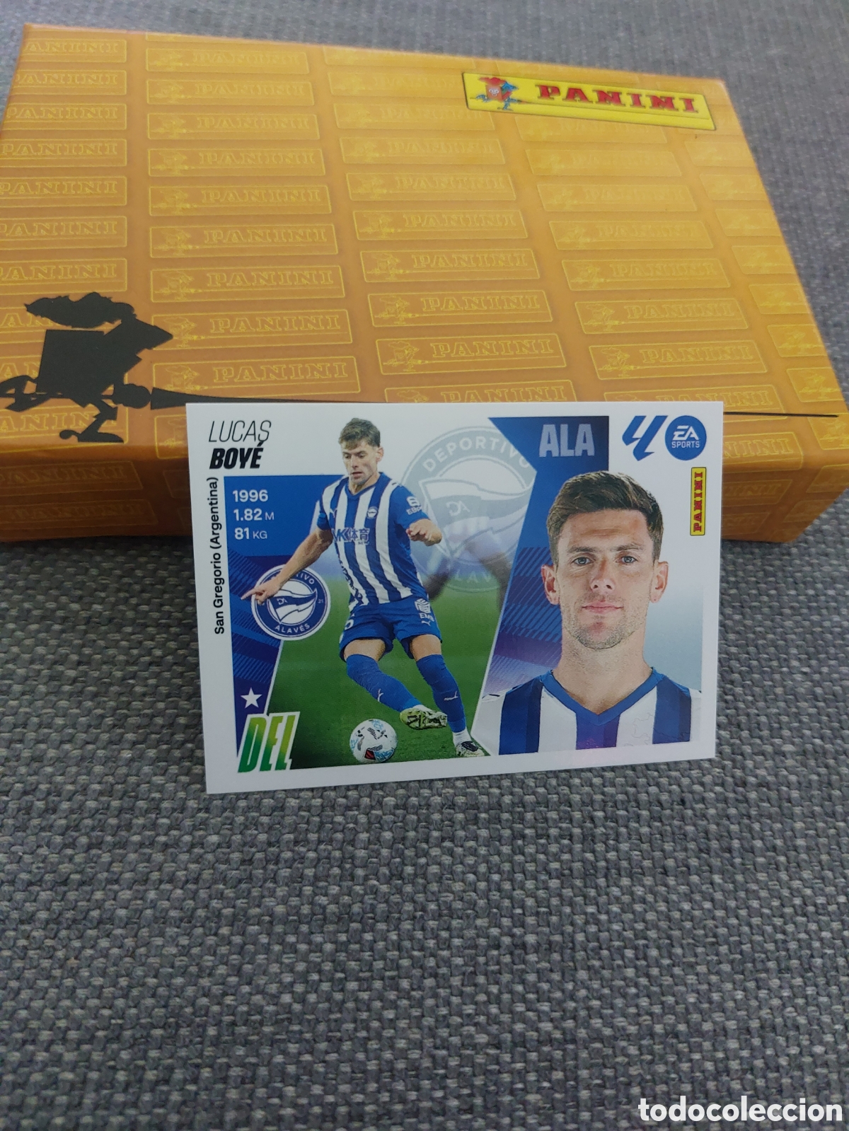 Cromos de f&uacute;tbol: 19 BIS 19BIS LUCAS BOYE, COLOCA, D ALAVES, LIGA ESTE 2025 2026 25 26 PANINI
