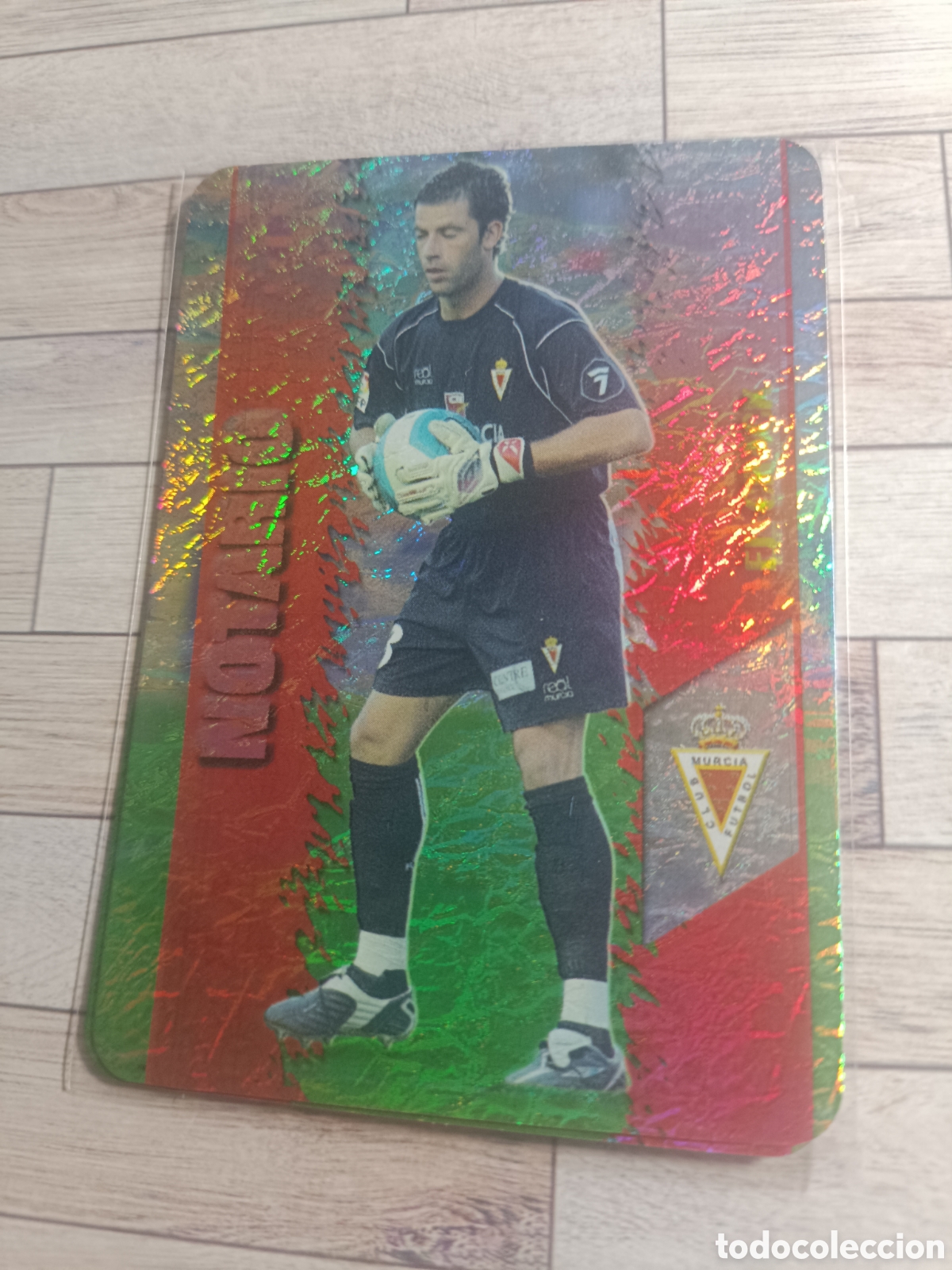 Cromos de f&uacute;tbol: 539 NOTARIO REAL MURCIA MUNDICROMO LAS FICHAS DE LA LIGA MUNDICROMO 2007 2008 07 08