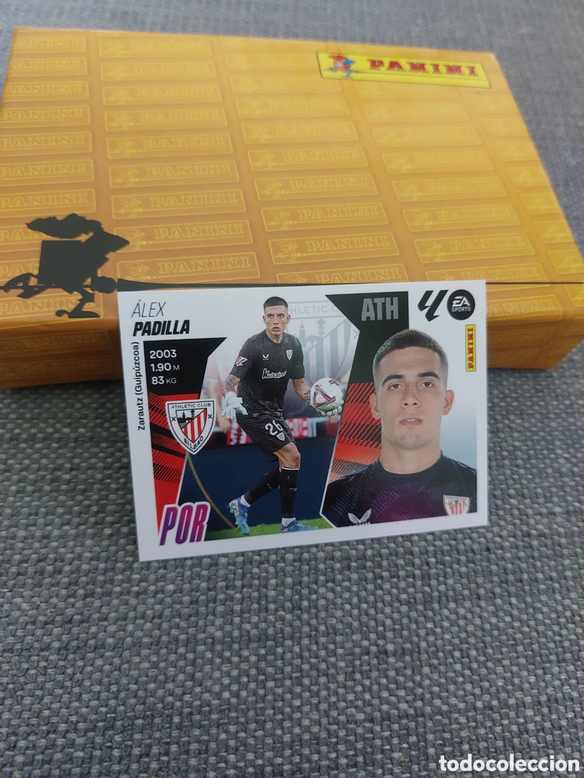 Cromos de f&uacute;tbol: 4 PADILLA ATHLETIC BILBAO 2&ordm; EDICION PANINI LIGA ESTE 25 26 2025 2026