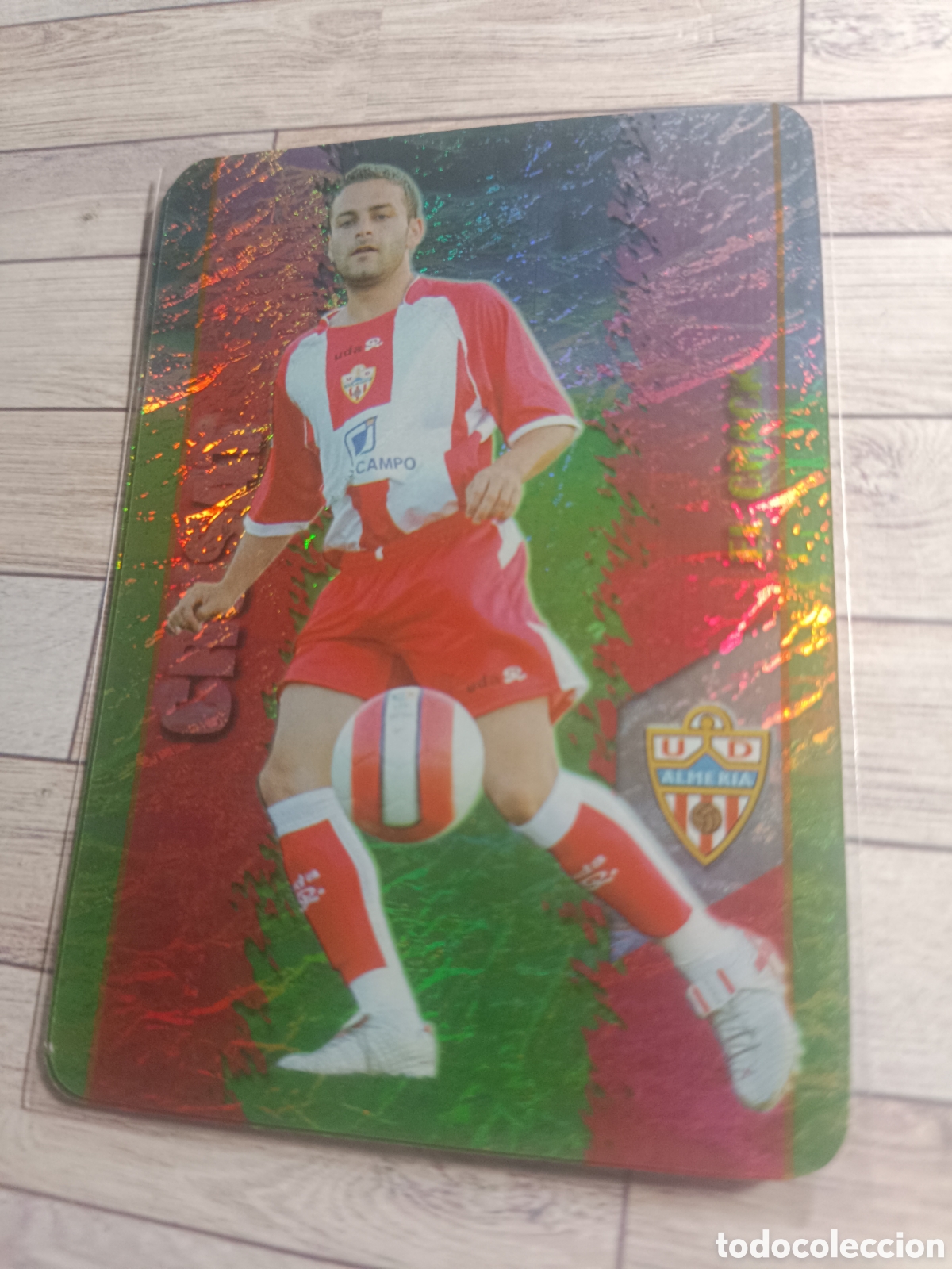 Cromos de f&uacute;tbol: 512 CRUSAT ALMERIA MUNDICROMO LAS FICHAS DE LA LIGA MUNDICROMO 2007 2008 07 08