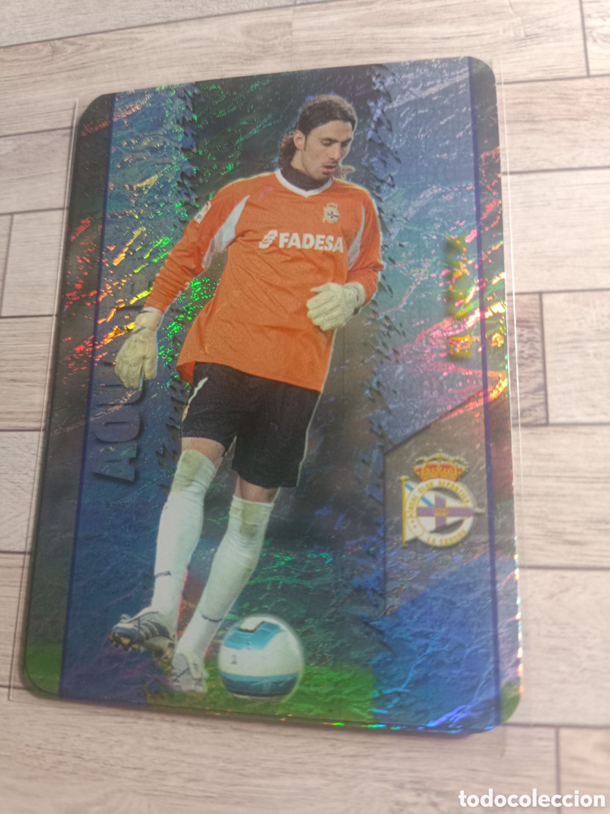 Cromos de f&uacute;tbol: 350 DAVID AOUATE DEPORTIVO DE LA CORU&Ntilde;A MUNDICROMO LAS FICHAS DE LA LIGA MUNDICROMO 2007 2008 07 08