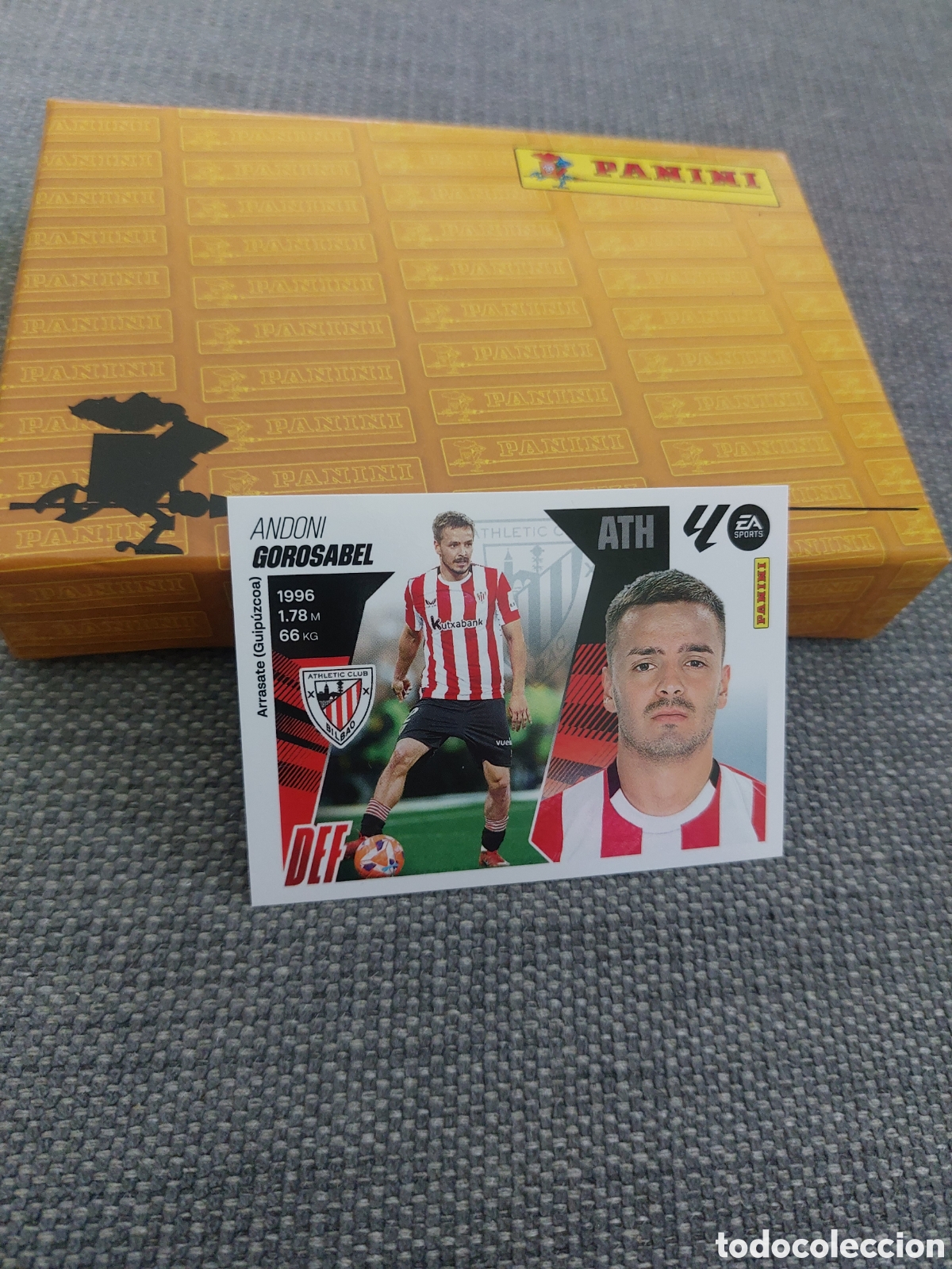 Cromos de f&uacute;tbol: 5 A 5A ANDONI GOROSABEL ATHLETIC BILBAO PANINI LIGA ESTE 25 26 2025 2026