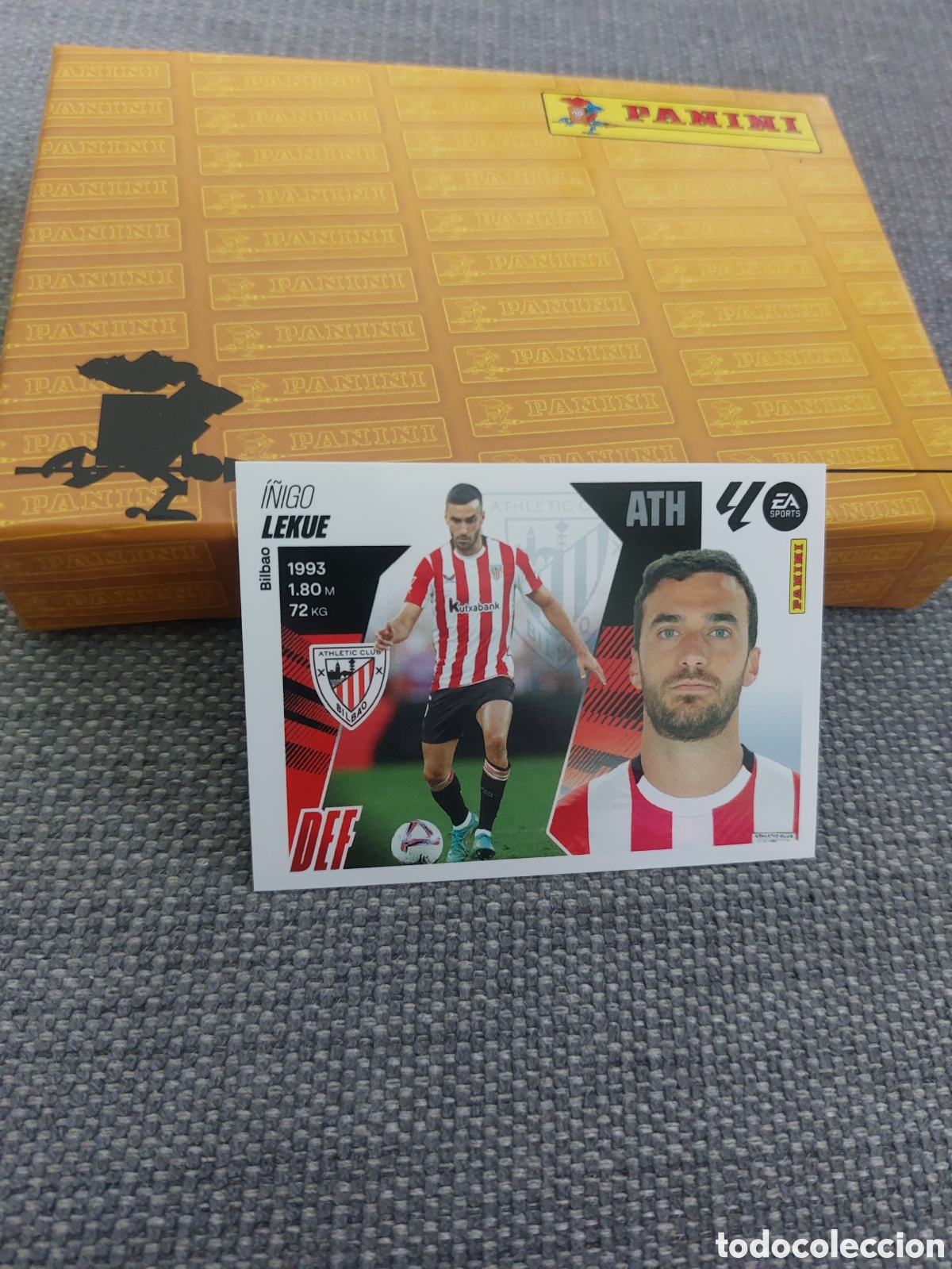 Cromos de f&uacute;tbol: 5 B 5B I&Ntilde;IGO LEKUE ATHLETIC BILBAO PANINI LIGA ESTE 25 26 2025 2026