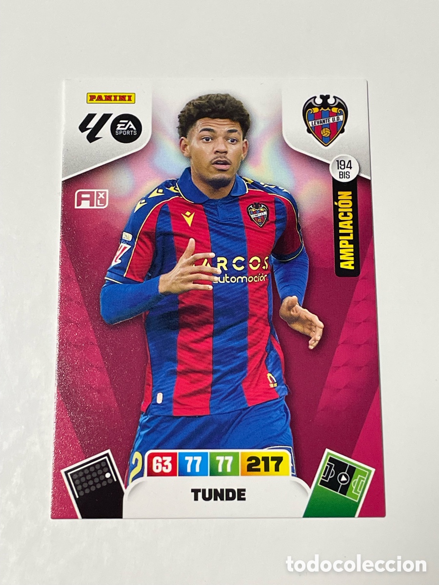 Cromos de f&uacute;tbol: Kareem Tunde Levante Panini Adrenalyn XL 2025/26 #194 BIS