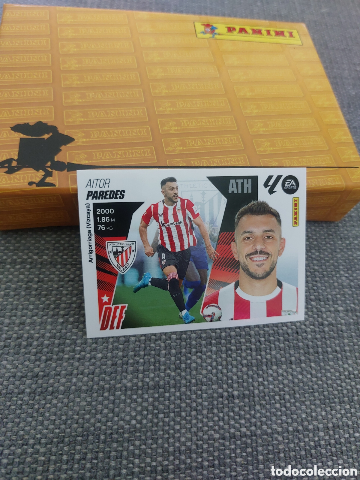 Cromos de f&uacute;tbol: 7 PAREDES ATHLETIC DE BILBAO CROMOS LIGA ESTE FUTBOL PANINI 2025 2026 25 26