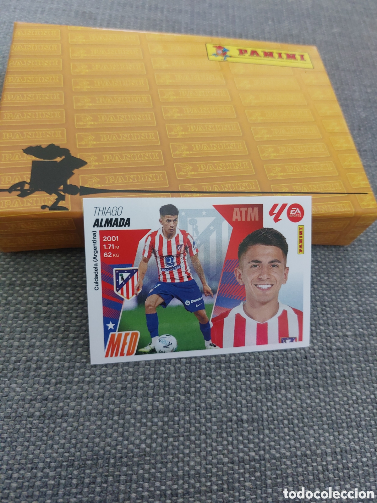 Cromos de f&uacute;tbol: 15 BIS ALMADA 15BIS ATLETICO MADRID COLOCA 3 EDICION LIGA ESTE EA SPORTS 25 26 2025 2026