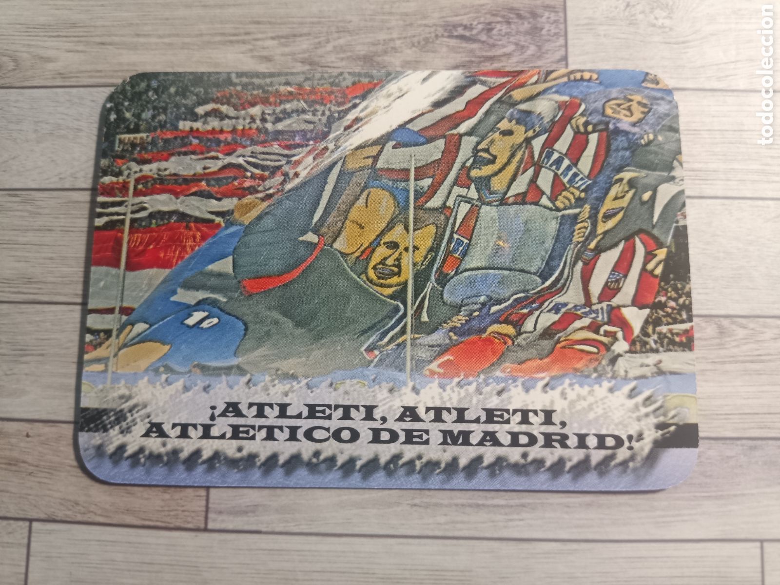 Cromos de f&uacute;tbol: 165 HIMNO ATL&Eacute;TICO DE MADRID MUNDICROMO LAS FICHAS DE LA LIGA MUNDICROMO 2007 2008 07 08