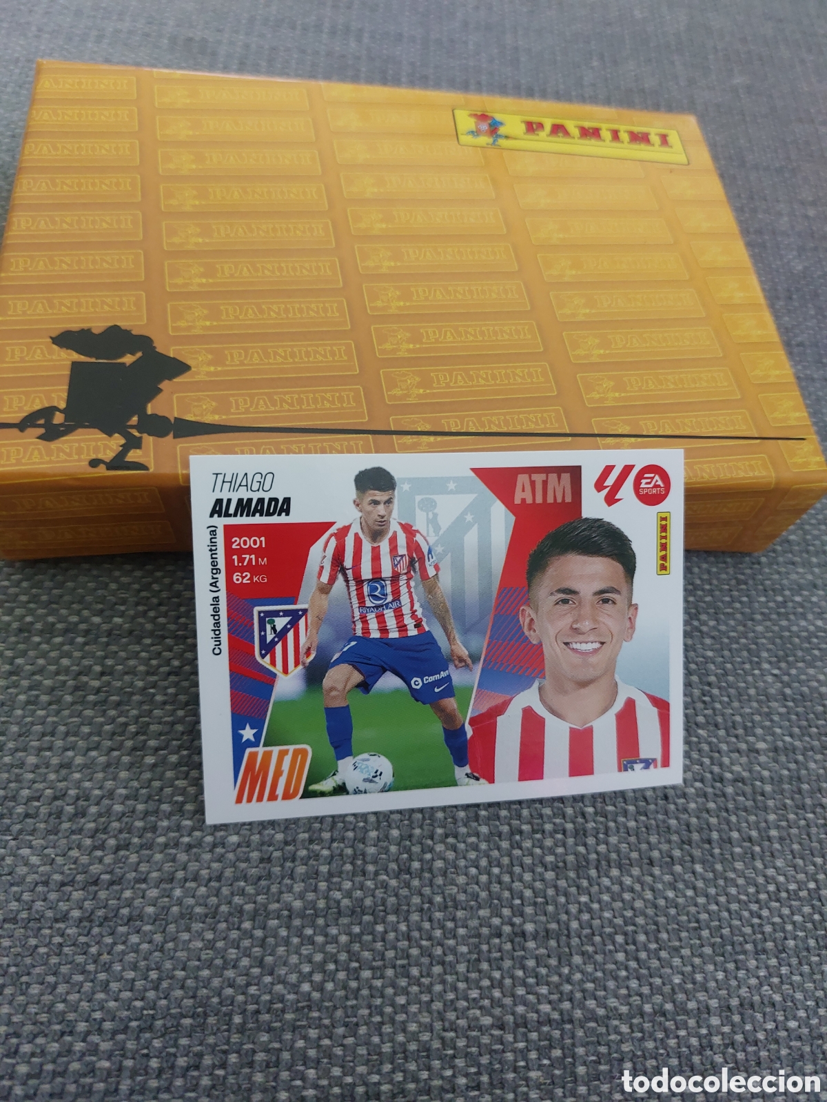 Cromos de f&uacute;tbol: 15 BIS ALMADA 15BIS ATLETICO MADRID COLOCA 3 EDICION LIGA ESTE EA SPORTS 25 26 2025 2026