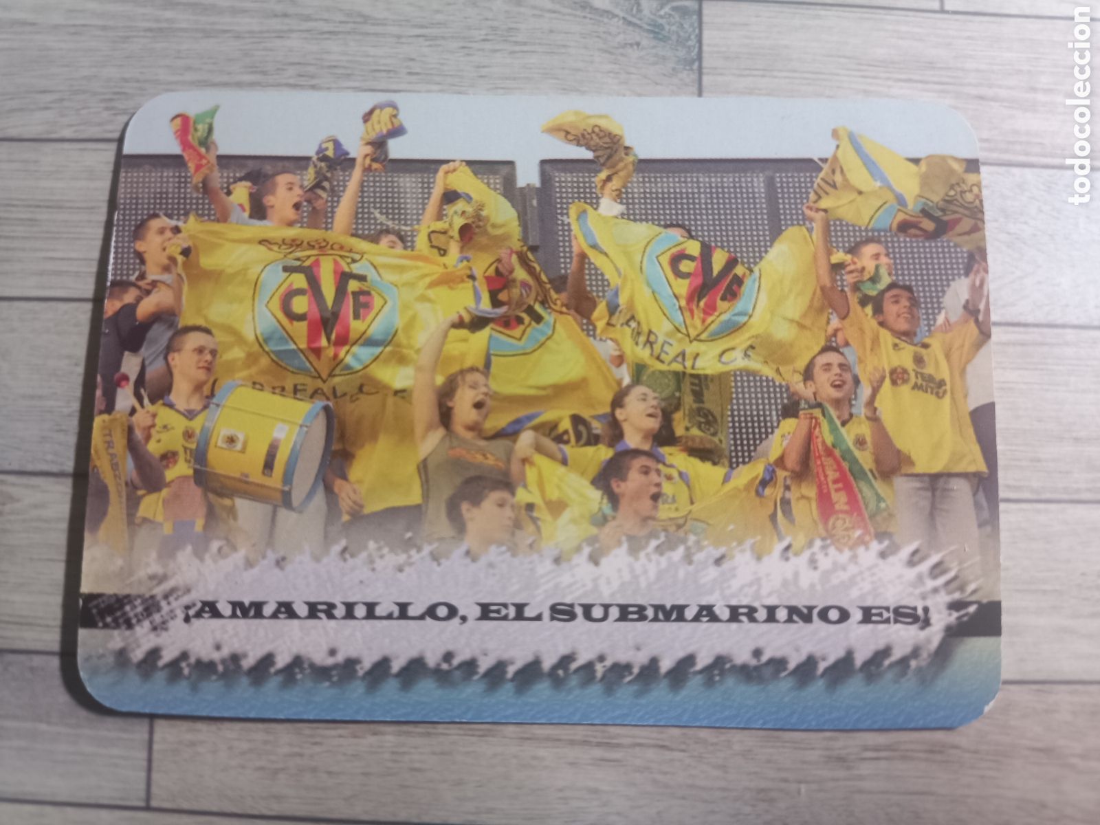 Cromos de f&uacute;tbol: 111 HIMNO VILLARREAL EN CASTELLANO MUNDICROMO LAS FICHAS DE LA LIGA MUNDICROMO 2007 2008 07 08