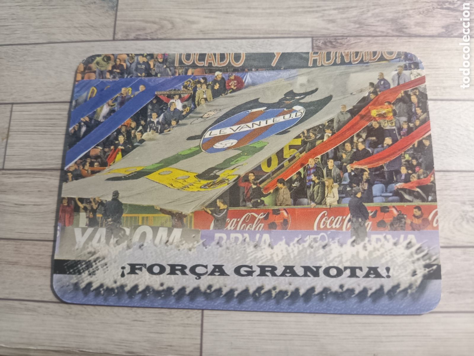 Cromos de f&uacute;tbol: 381 HIMNO LEVANTE EN CASTELLANO MUNDICROMO LAS FICHAS DE LA LIGA MUNDICROMO 2007 2008 07 08