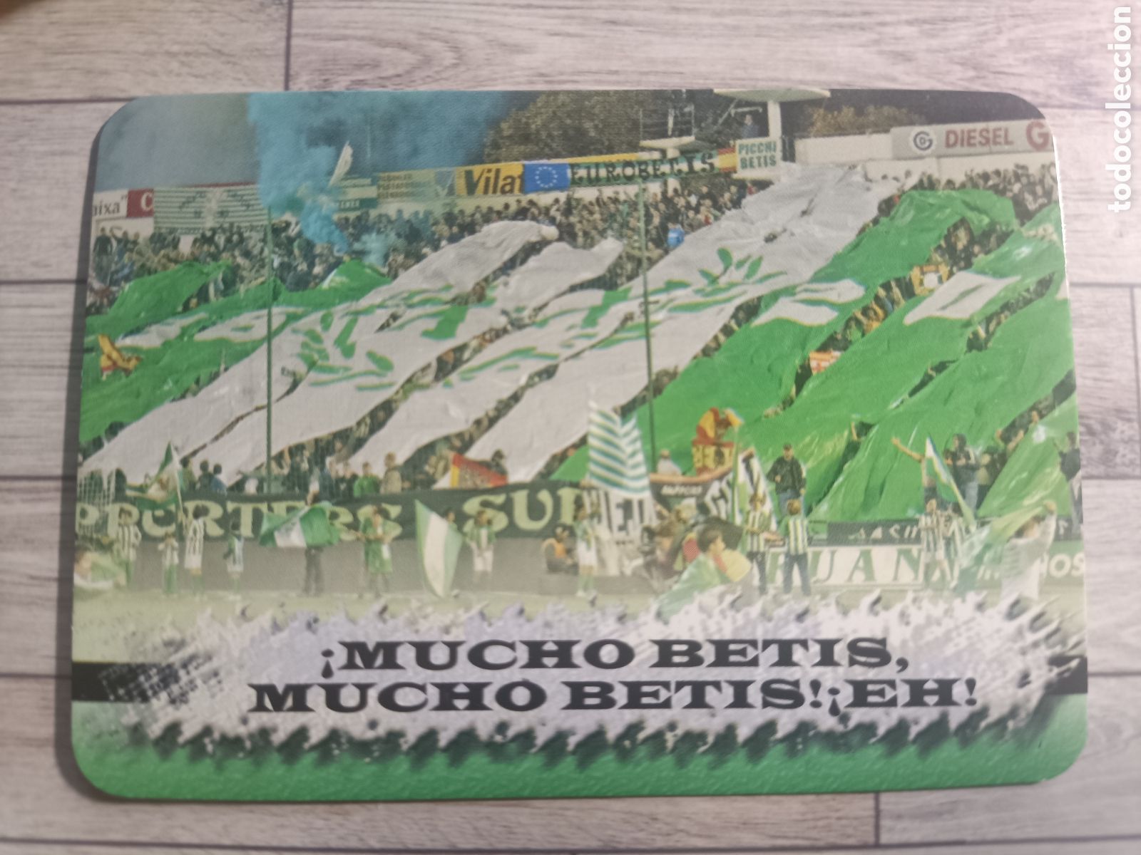 Cromos de Futebol: 408 HIMNO BETIS MUNDICROMO LAS FICHAS DE LA LIGA MUNDICROMO 2007 2008 07 08