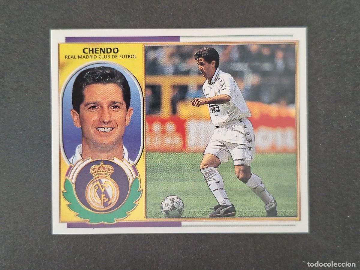 Cromos de Futebol: L4 CHENDO REAL MADRID LIGA ESTE 1996 1997 96 97 NUNCA PEGADO SIN PEGAR