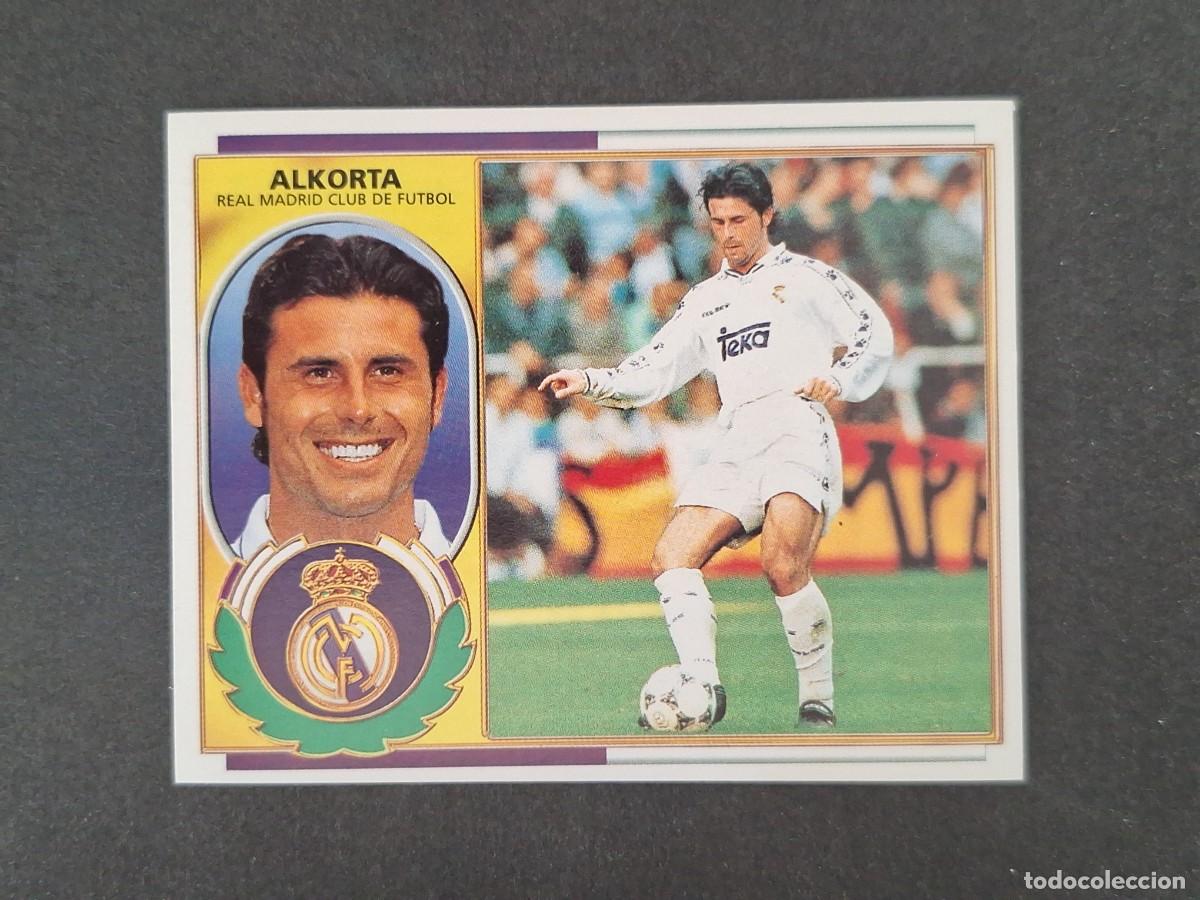 Cromos de Futebol: L4 ALKORTA REAL MADRID LIGA ESTE 1996 1997 96 97 NUNCA PEGADO SIN PEGAR