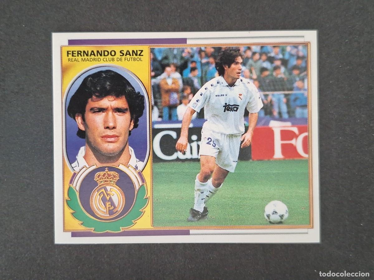 Cromos de Futebol: L4 FERNANDO SANZ REAL MADRID LIGA ESTE 1996 1997 96 97 NUNCA PEGADO SIN PEGAR