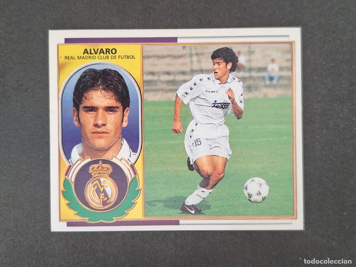 Cromos de Futebol: L4 ALVARO REAL MADRID LIGA ESTE 1996 1997 96 97 NUNCA PEGADO SIN PEGAR