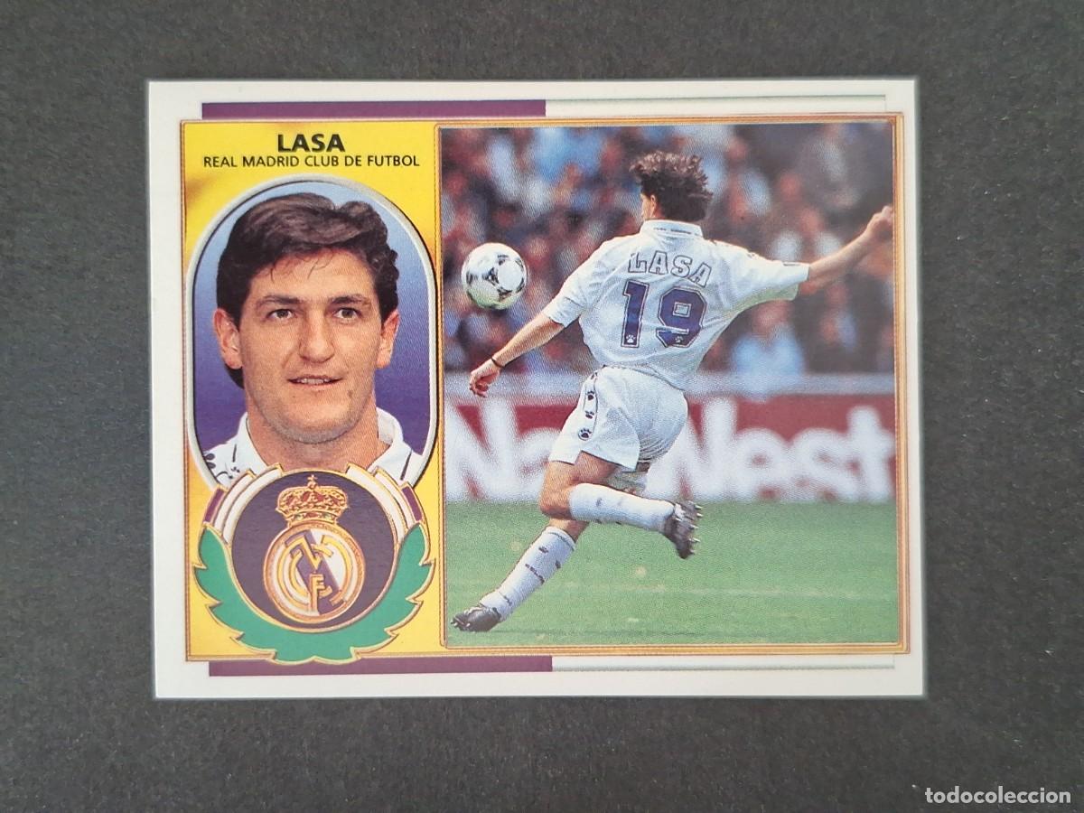 Cromos de Futebol: L4 LASA REAL MADRID LIGA ESTE 1996 1997 96 97 NUNCA PEGADO SIN PEGAR