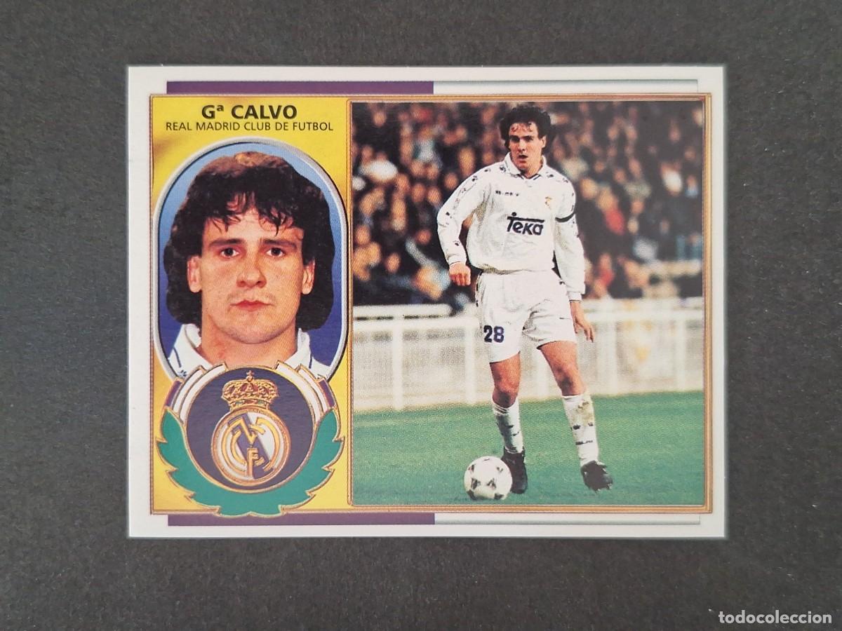 Cromos de Futebol: L4 GARCIA CALVO REAL MADRID LIGA ESTE 1996 1997 96 97 NUNCA PEGADO SIN PEGAR