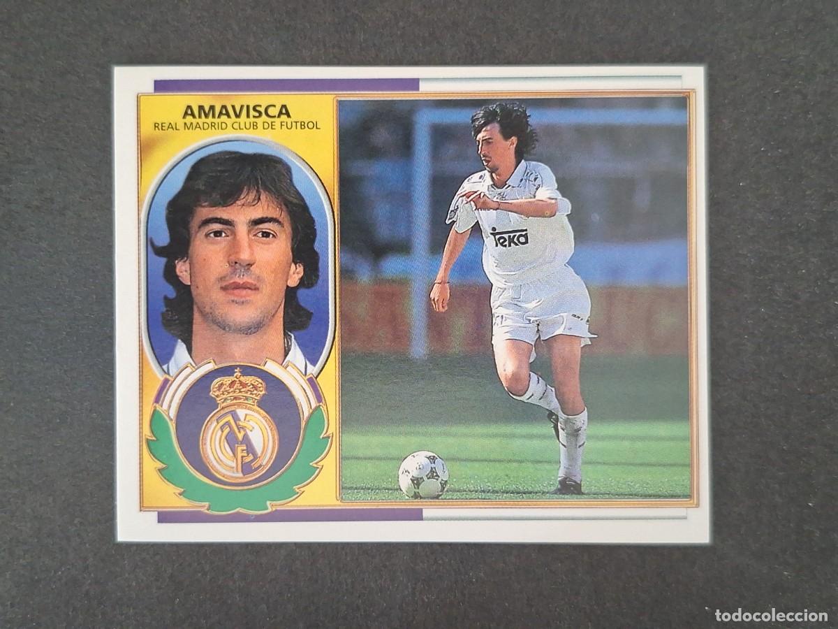 Cromos de Futebol: L4 AMAVISCA REAL MADRID LIGA ESTE 1996 1997 96 97 NUNCA PEGADO SIN PEGAR