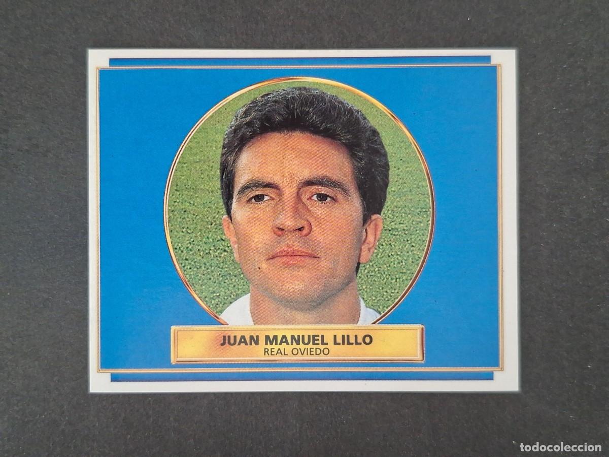 Cromos de f&uacute;tbol: L4 JUAN MANUEL LILLO ENTRENADOR REAL OVIEDO LIGA ESTE 1996 1997 96 97 NUNCA PEGADO SIN PEGAR
