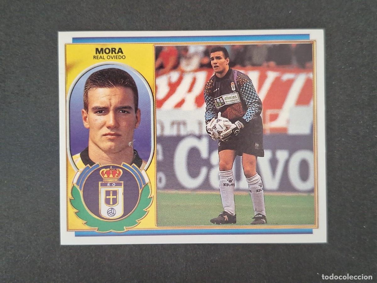 Cromos de f&uacute;tbol: L4 MORA REAL OVIEDO LIGA ESTE 1996 1997 96 97 NUNCA PEGADO SIN PEGAR