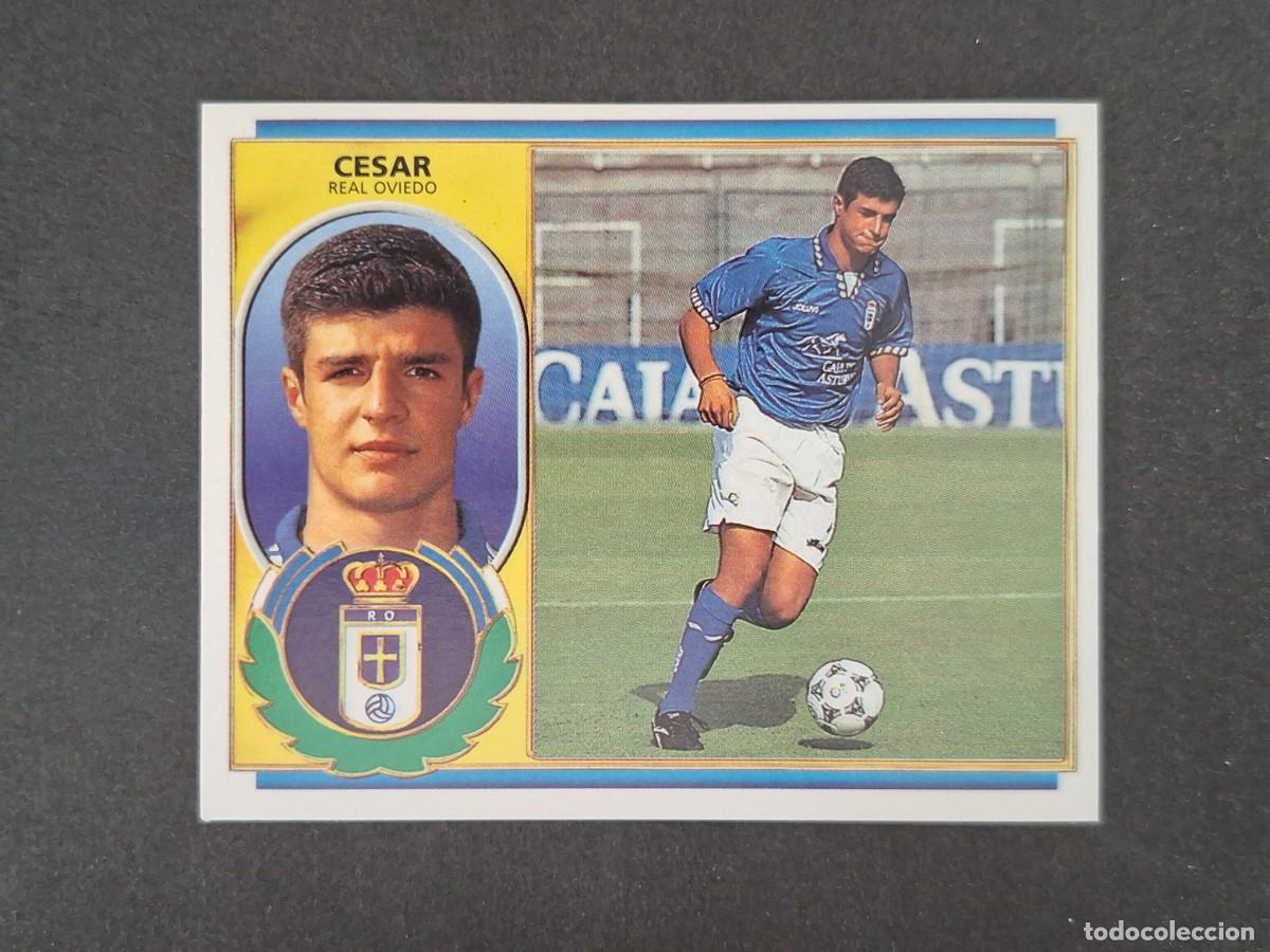 Cromos de f&uacute;tbol: L4 CESAR REAL OVIEDO LIGA ESTE 1996 1997 96 97 NUNCA PEGADO SIN PEGAR