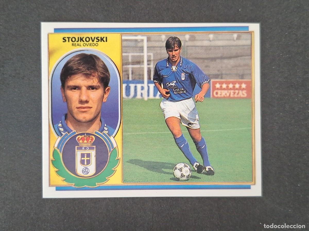 Cromos de f&uacute;tbol: L4 STOJKOVSKI REAL OVIEDO LIGA ESTE 1996 1997 96 97 NUNCA PEGADO SIN PEGAR