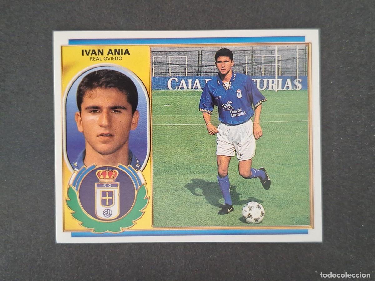 Cromos de f&uacute;tbol: L4 IVAN ANIA REAL OVIEDO LIGA ESTE 1996 1997 96 97 NUNCA PEGADO SIN PEGAR