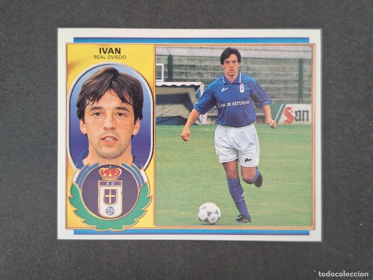 Cromos de f&uacute;tbol: L4 IVAN REAL OVIEDO LIGA ESTE 1996 1997 96 97 NUNCA PEGADO SIN PEGAR