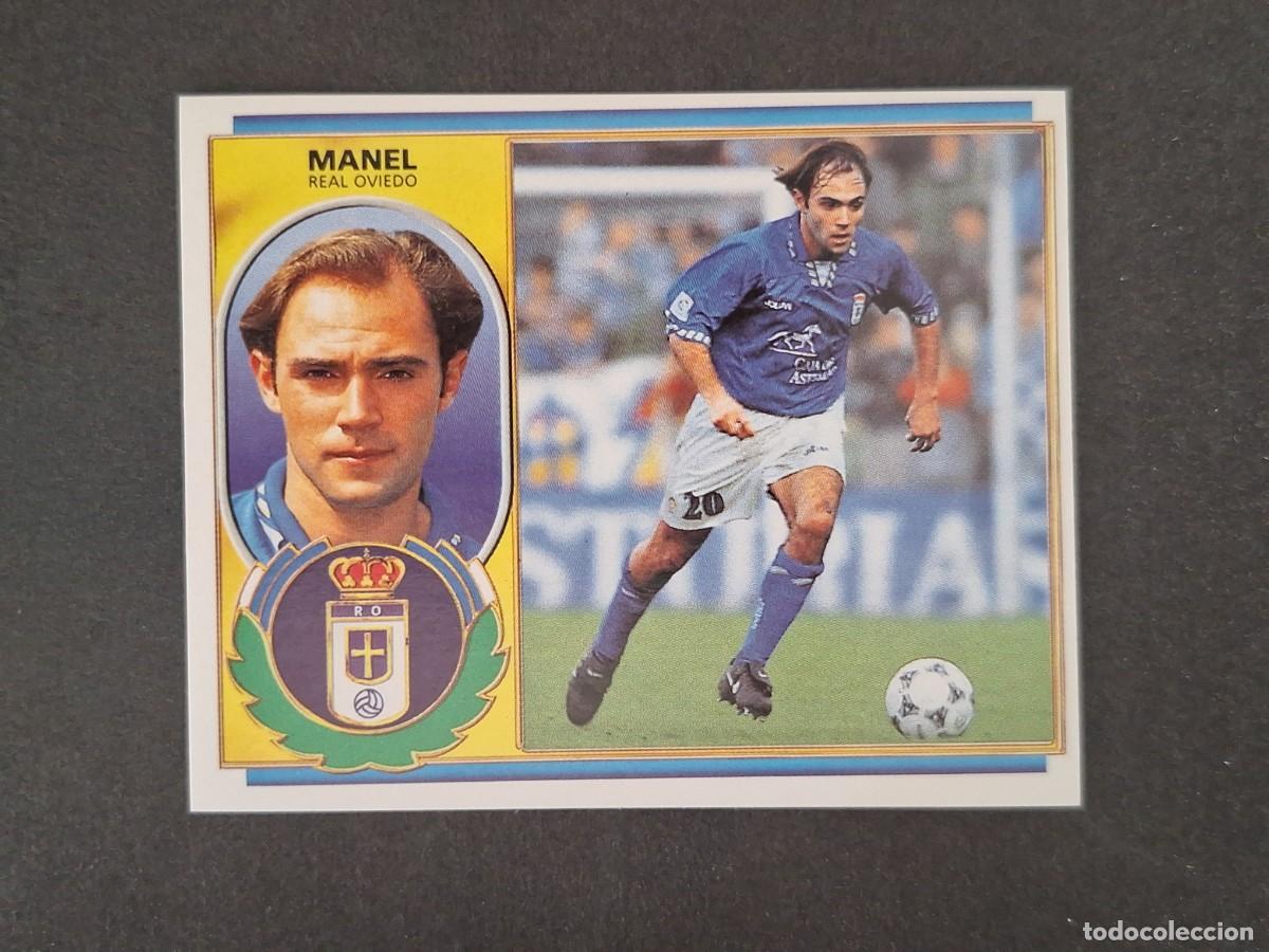 Cromos de f&uacute;tbol: L4 MANEL REAL OVIEDO LIGA ESTE 1996 1997 96 97 NUNCA PEGADO SIN PEGAR
