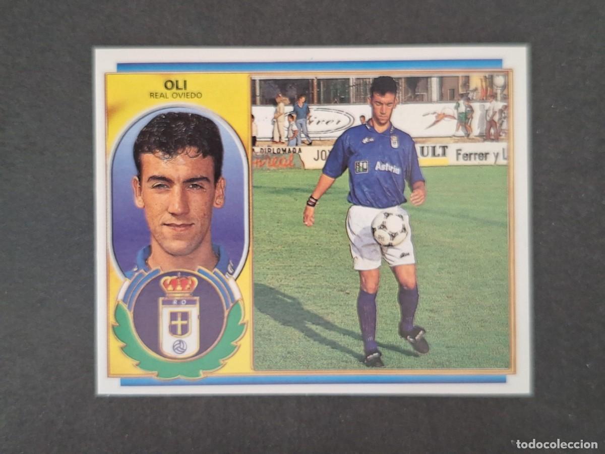 Cromos de f&uacute;tbol: L4 OLI REAL OVIEDO LIGA ESTE 1996 1997 96 97 NUNCA PEGADO SIN PEGAR