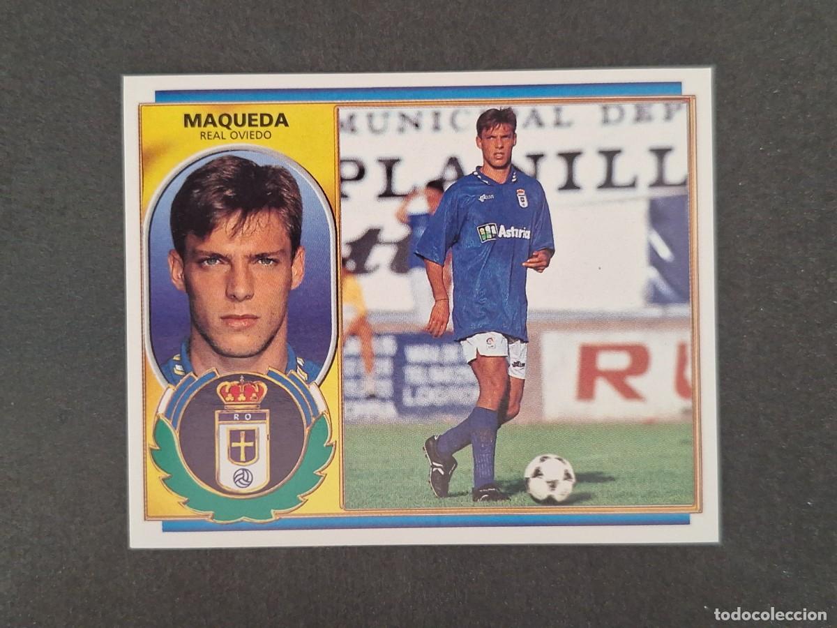 Cromos de f&uacute;tbol: L4 MAQUEDA REAL OVIEDO LIGA ESTE 1996 1997 96 97 NUNCA PEGADO SIN PEGAR