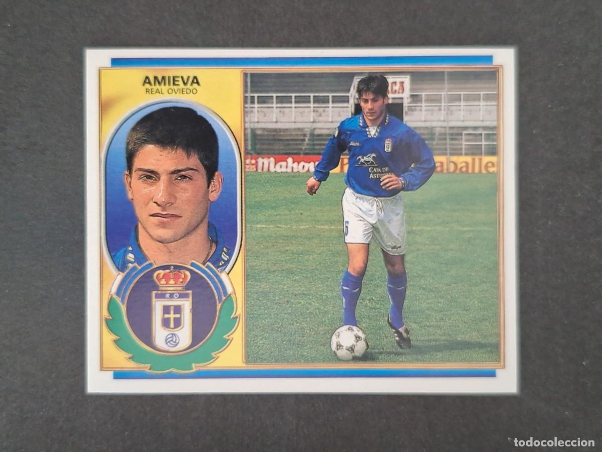 Cromos de f&uacute;tbol: L4 AMIEVA REAL OVIEDO LIGA ESTE 1996 1997 96 97 NUNCA PEGADO SIN PEGAR
