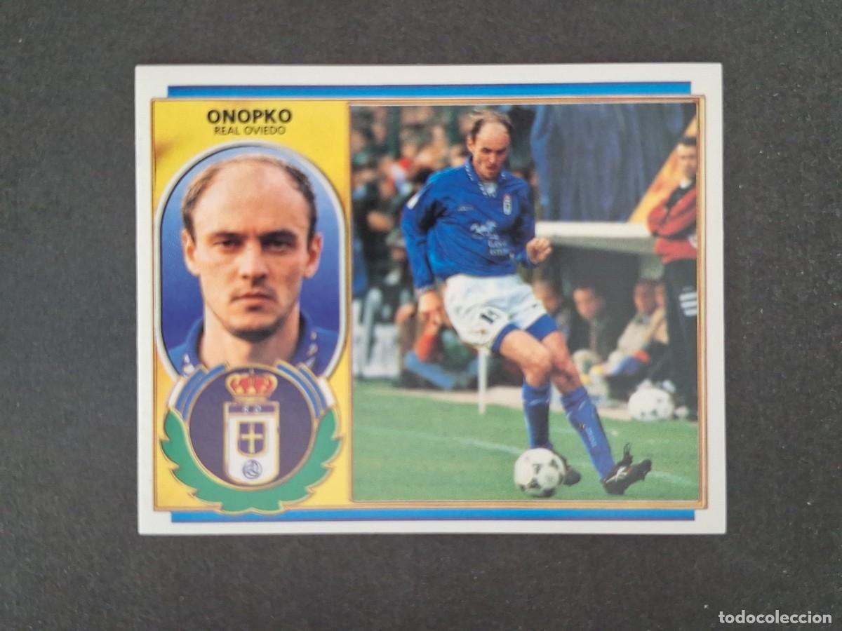 Cromos de f&uacute;tbol: L4 ONOPKO REAL OVIEDO LIGA ESTE 1996 1997 96 97 NUNCA PEGADO SIN PEGAR