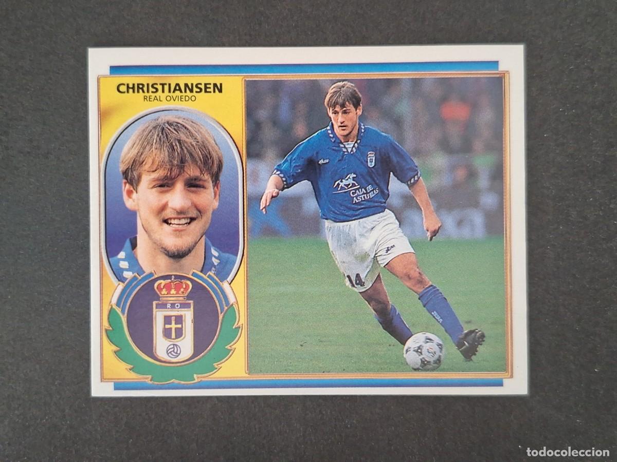 Cromos de f&uacute;tbol: L4 CHRISTIANSEN REAL OVIEDO LIGA ESTE 1996 1997 96 97 NUNCA PEGADO SIN PEGAR
