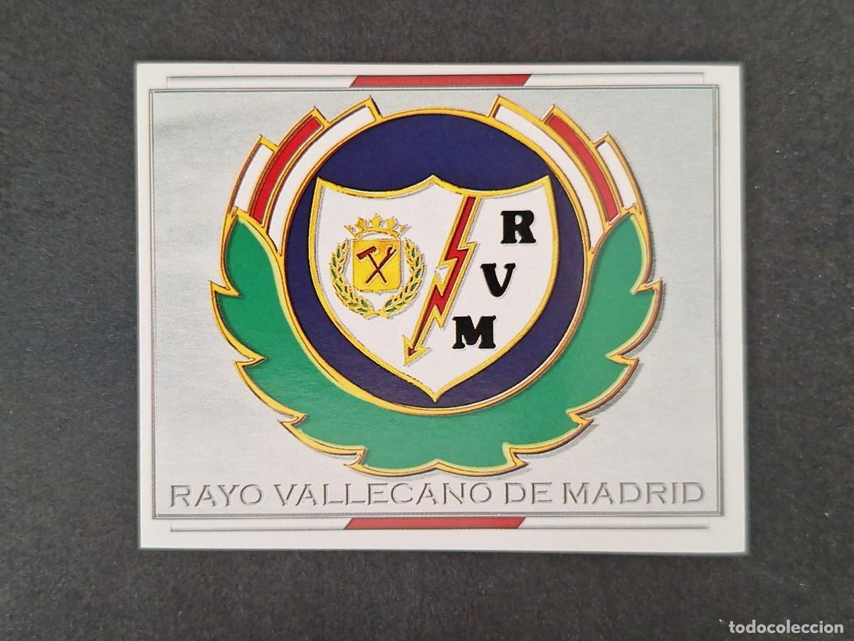 Cromos de f&uacute;tbol: L4 ESCUDO RAYO VALLECANO LIGA ESTE 1996 1997 96 97 NUNCA PEGADO SIN PEGAR