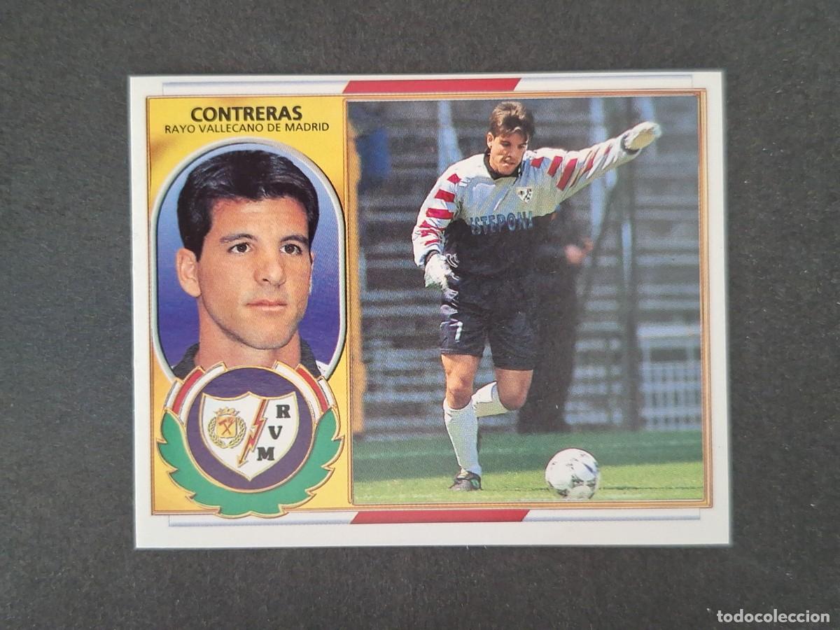 Cromos de f&uacute;tbol: L4 CONTRERAS RAYO VALLECANO LIGA ESTE 1996 1997 96 97 NUNCA PEGADO SIN PEGAR