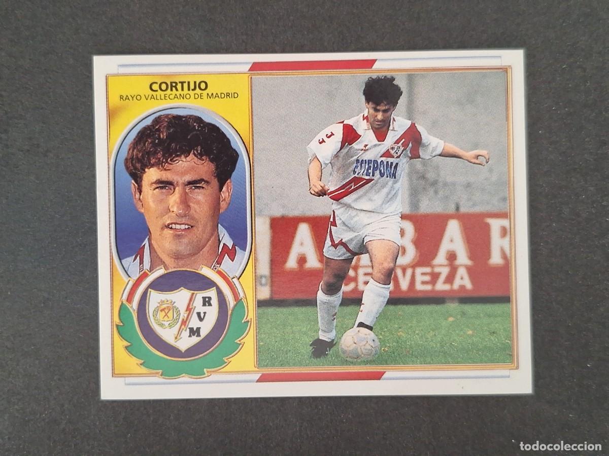 Cromos de f&uacute;tbol: L4 CORTIJO RAYO VALLECANO LIGA ESTE 1996 1997 96 97 NUNCA PEGADO SIN PEGAR