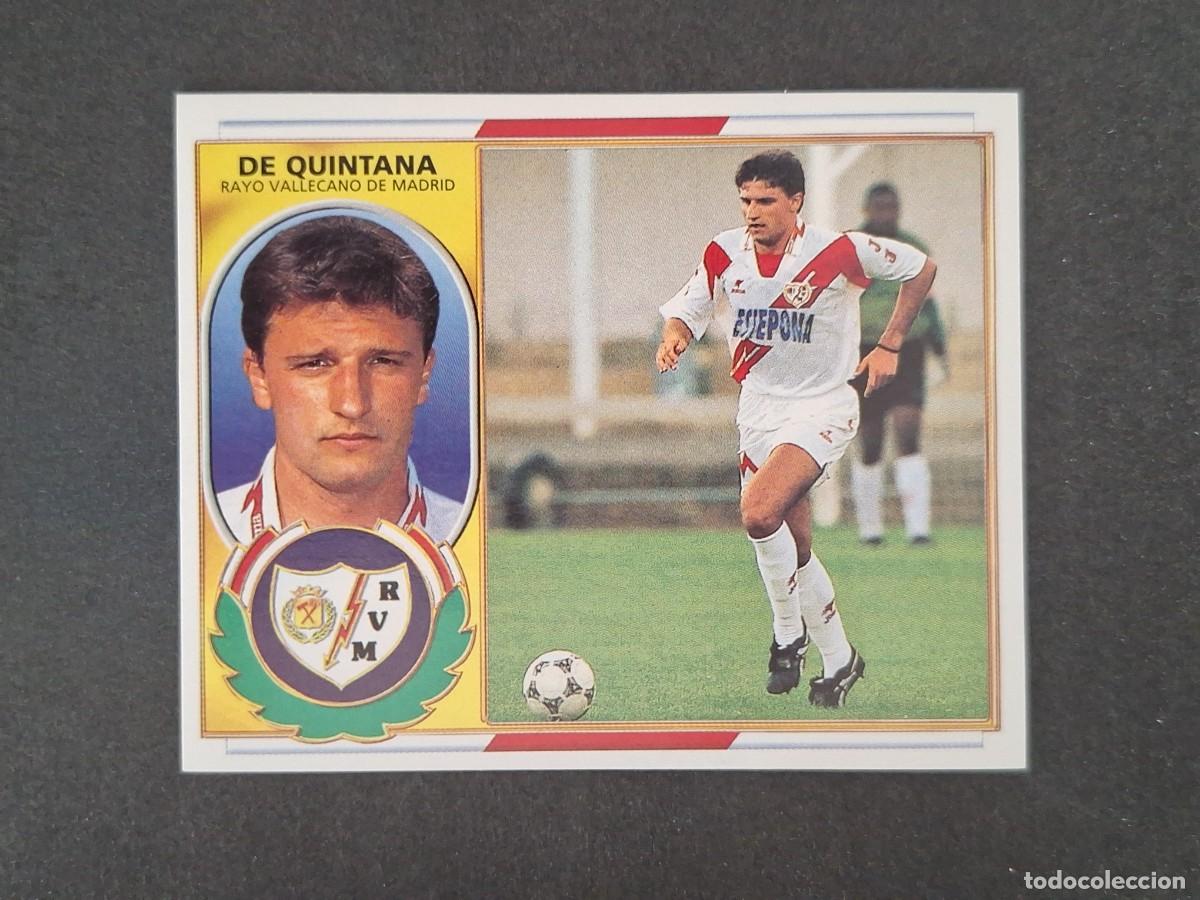 Cromos de f&uacute;tbol: L4 DE QUINTANA RAYO VALLECANO LIGA ESTE 1996 1997 96 97 NUNCA PEGADO SIN PEGAR