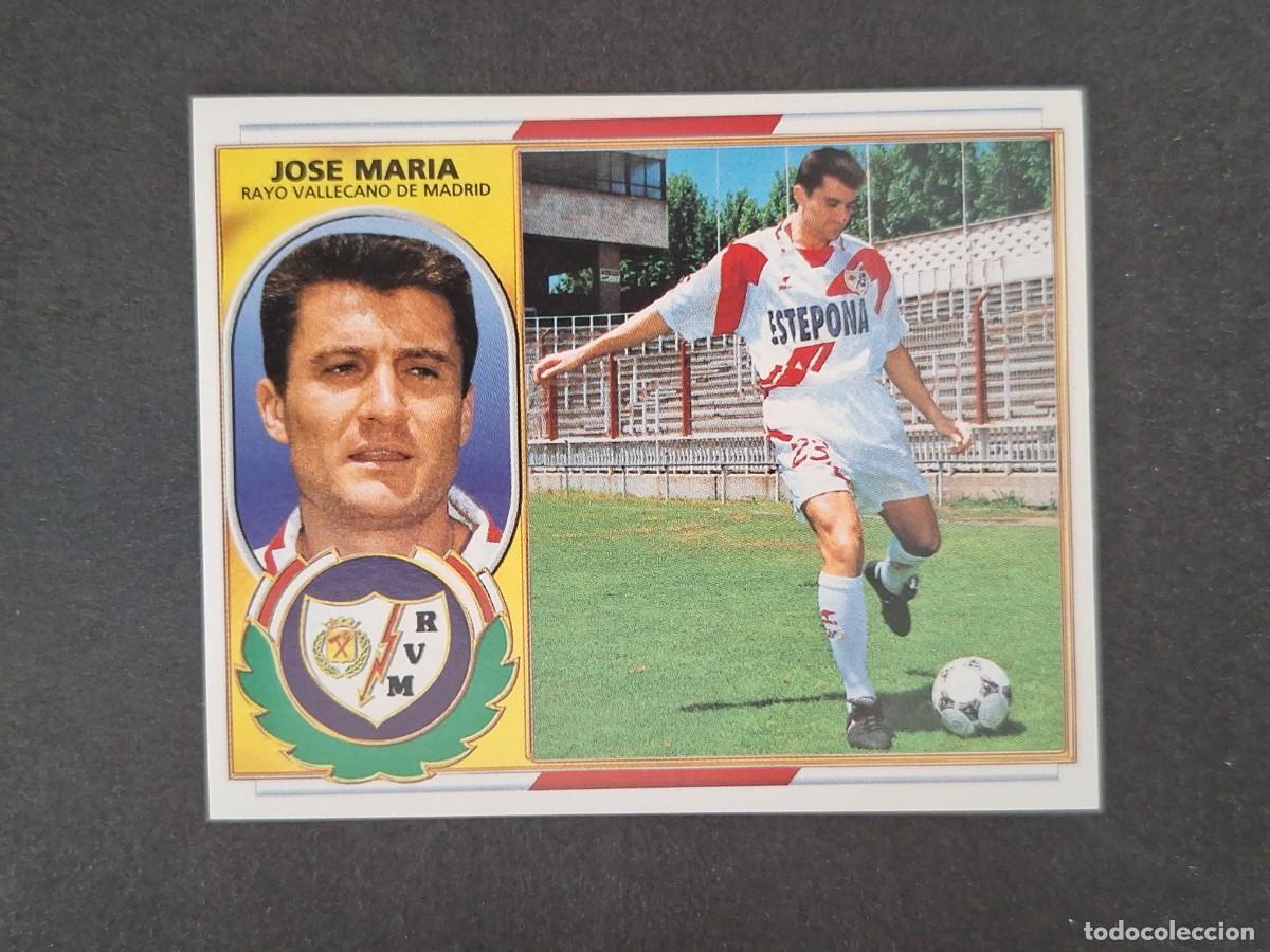 Cromos de f&uacute;tbol: L4 JOSE MARIA RAYO VALLECANO LIGA ESTE 1996 1997 96 97 NUNCA PEGADO SIN PEGAR