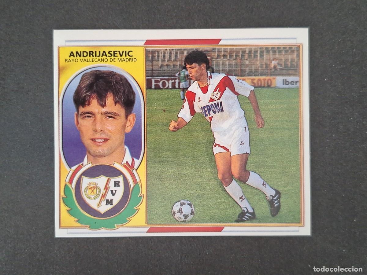 Cromos de f&uacute;tbol: L4 ANDRIJASEVIC RAYO VALLECANO LIGA ESTE 1996 1997 96 97 NUNCA PEGADO SIN PEGAR
