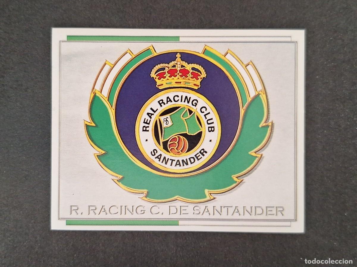Cromos de f&uacute;tbol: L4 ESCUDO RACING DE SANTANDER LIGA ESTE 1996 1997 96 97 NUNCA PEGADO SIN PEGAR
