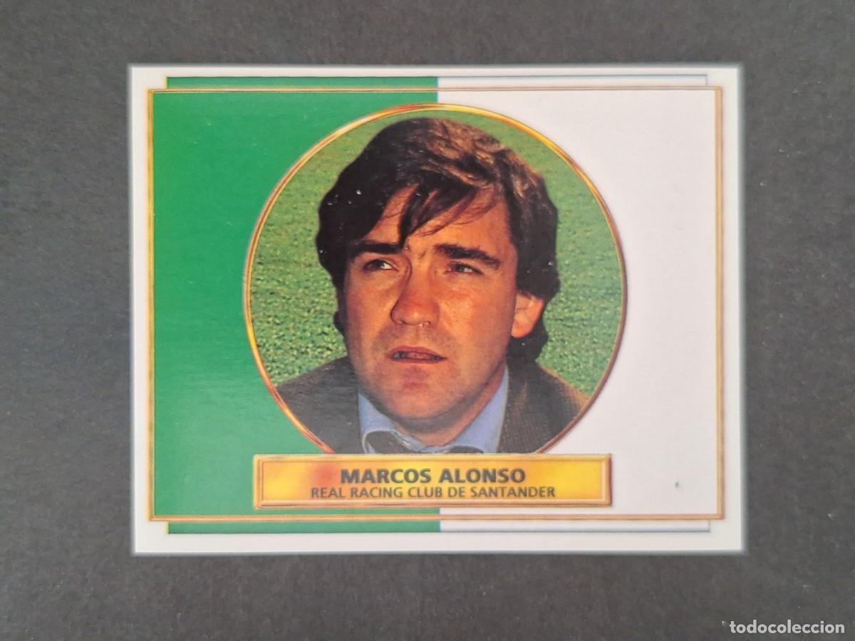 Cromos de f&uacute;tbol: L4 MARCOS ALONSO ENTRENADOR RACING DE SANTANDER LIGA ESTE 1996 1997 96 97 NUNCA PEGADO SIN PEGAR