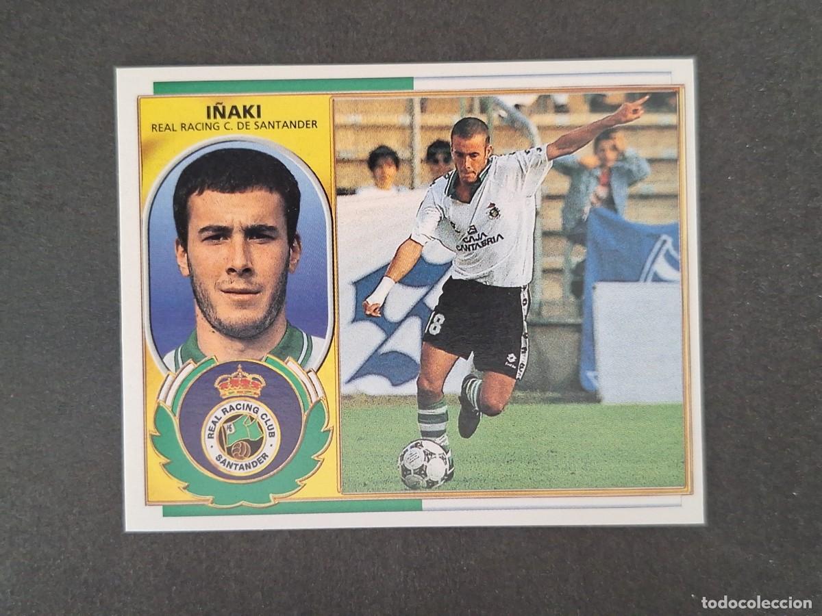 Cromos de f&uacute;tbol: L4 I&Ntilde;AKI RACING DE SANTANDER LIGA ESTE 1996 1997 96 97 NUNCA PEGADO SIN PEGAR
