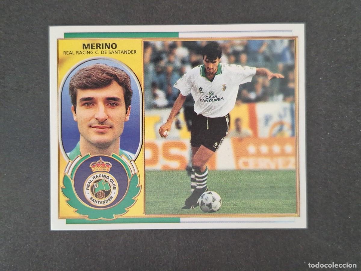 Cromos de f&uacute;tbol: L4 MERINO RACING DE SANTANDER LIGA ESTE 1996 1997 96 97 NUNCA PEGADO SIN PEGAR