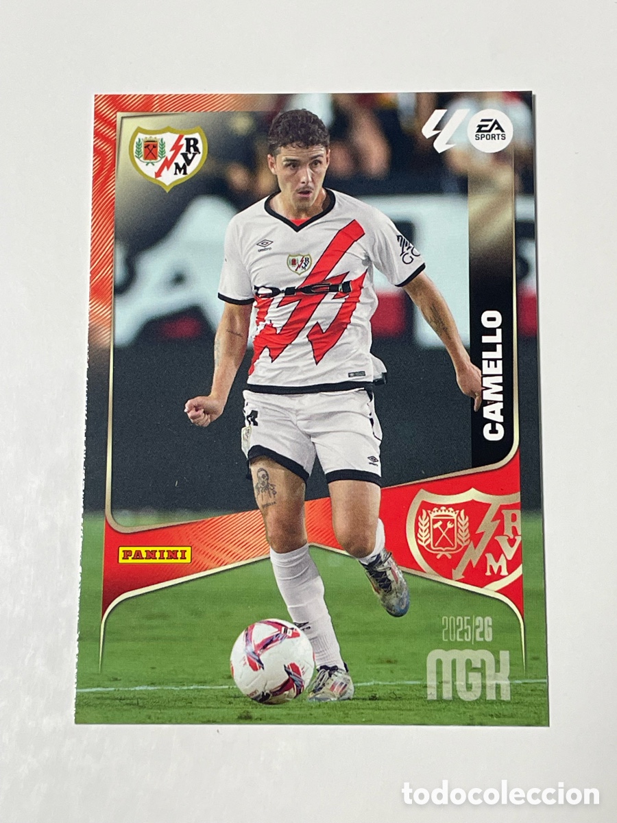 Cromos de f&uacute;tbol: Sergio Camello Rayo Vallecano Panini Megacracks 2025/26 #305