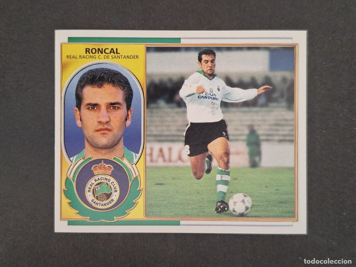 Cromos de f&uacute;tbol: L4 RONCAL RACING DE SANTANDER LIGA ESTE 1996 1997 96 97 NUNCA PEGADO SIN PEGAR