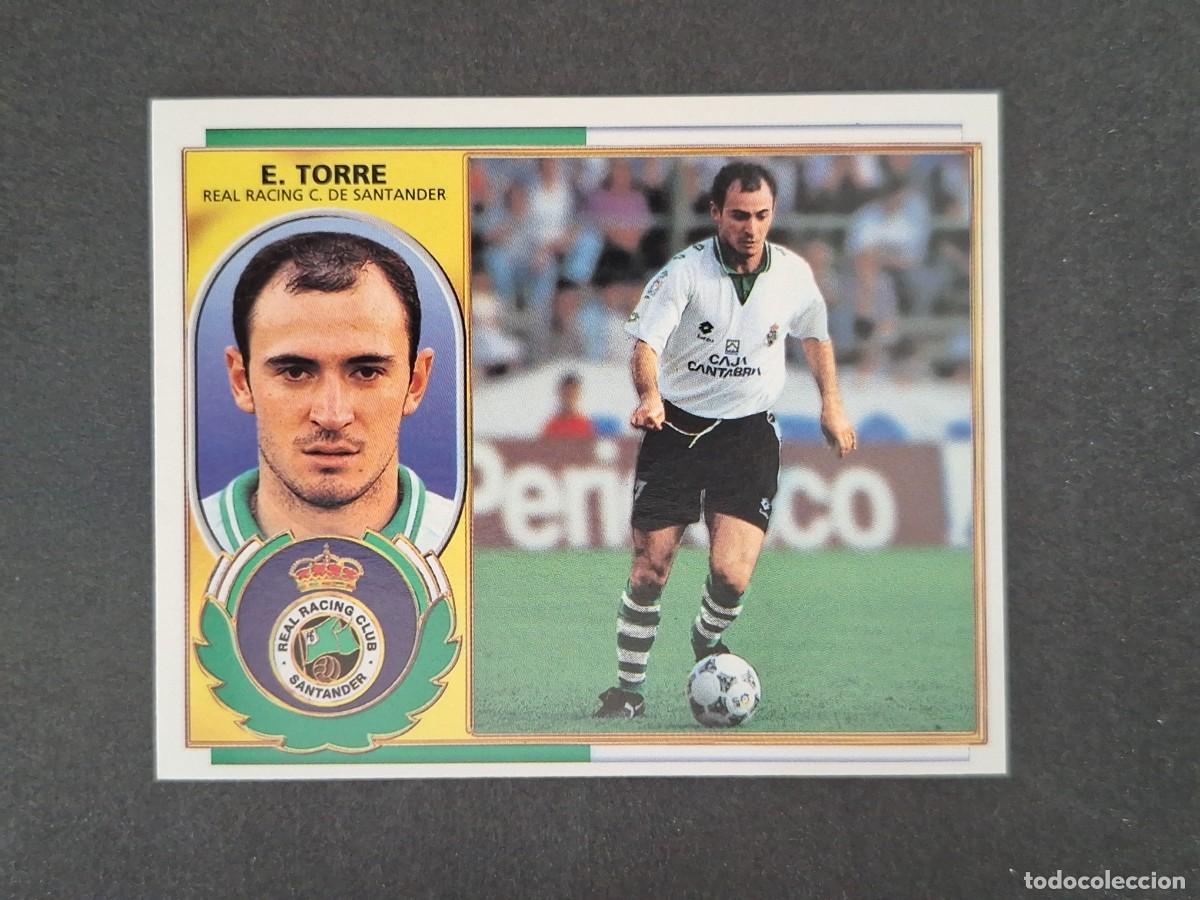 Cromos de f&uacute;tbol: L4 ESTEBAN TORRE RACING DE SANTANDER LIGA ESTE 1996 1997 96 97 NUNCA PEGADO SIN PEGAR